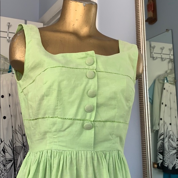 Vintage Cotton fit and flare sundress - as is - Picture 12 of 16